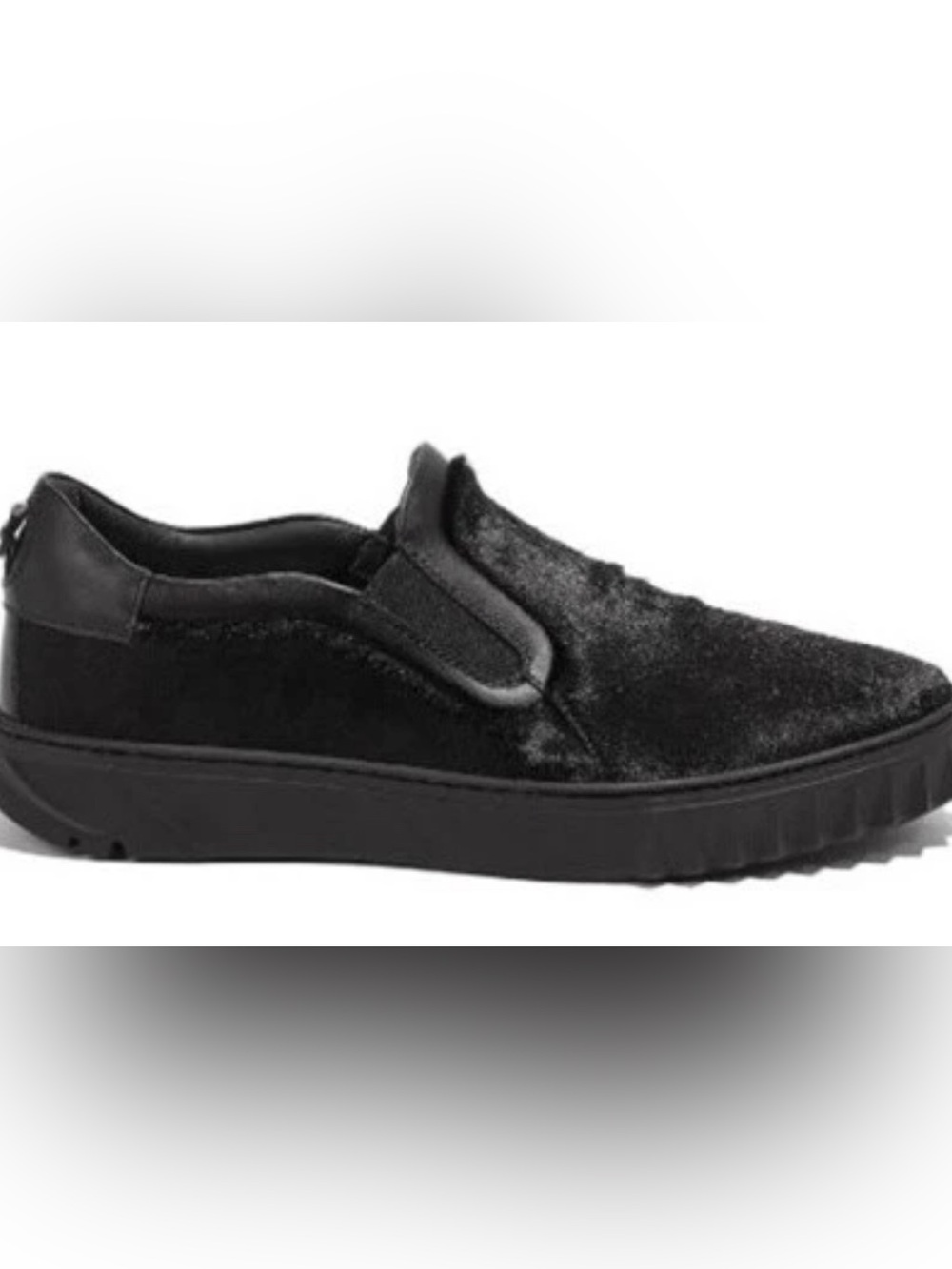 Salvatore Ferragamo cruise fur black men shoes sz 7.5